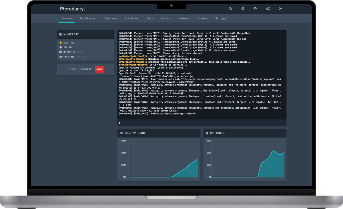 Painel Loding Hosting