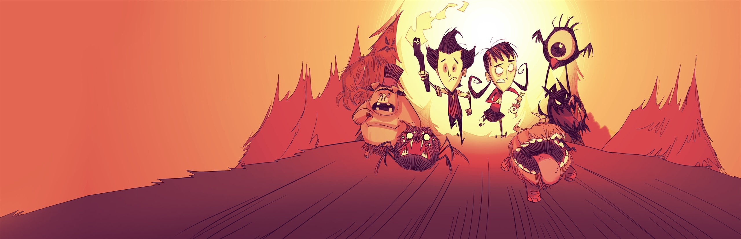 Hospedagem Don't Starve Together — arte do jogo